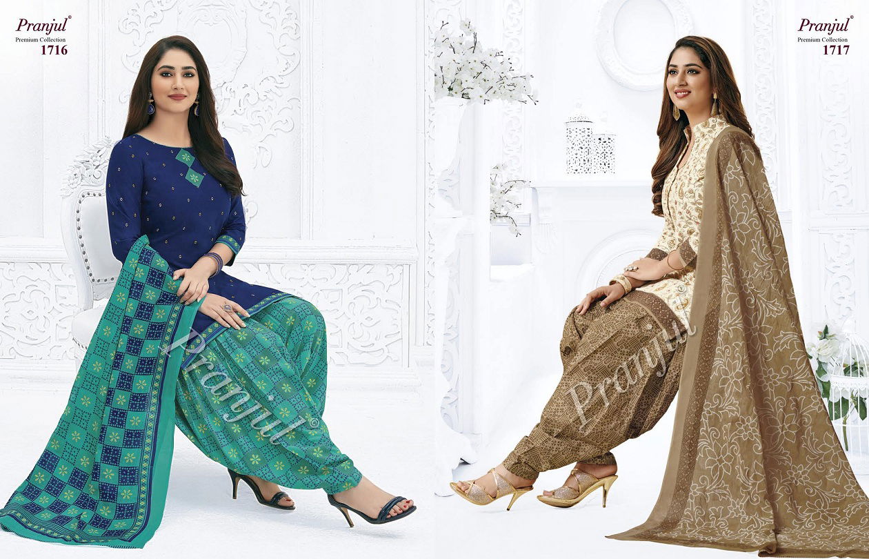 Pranjul Priyanka 17 Cotton Casual Daily Wear Printed Cotton Dress Material Collection